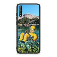 Thumbnail for Huawei P Smart S Summer Happiness Θήκη από τη Smartfits με σχέδιο στο πίσω μέρος και μαύρο περίβλημα | Smartphone case with colorful back and black bezels by Smartfits