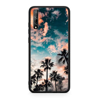 Thumbnail for Huawei P Smart S Summer Sky θήκη από τη Smartfits με σχέδιο στο πίσω μέρος και μαύρο περίβλημα | Smartphone case with colorful back and black bezels by Smartfits