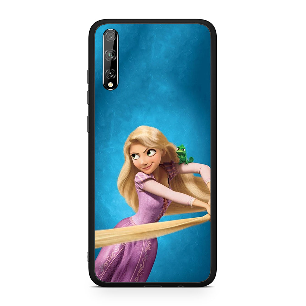 Huawei P Smart S Tangled 2 Θήκη Αγίου Βαλεντίνου από τη Smartfits με σχέδιο στο πίσω μέρος και μαύρο περίβλημα | Smartphone case with colorful back and black bezels by Smartfits