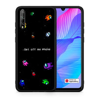 Thumbnail for Θήκη Huawei P Smart S AFK Text από τη Smartfits με σχέδιο στο πίσω μέρος και μαύρο περίβλημα | Huawei P Smart S AFK Text case with colorful back and black bezels