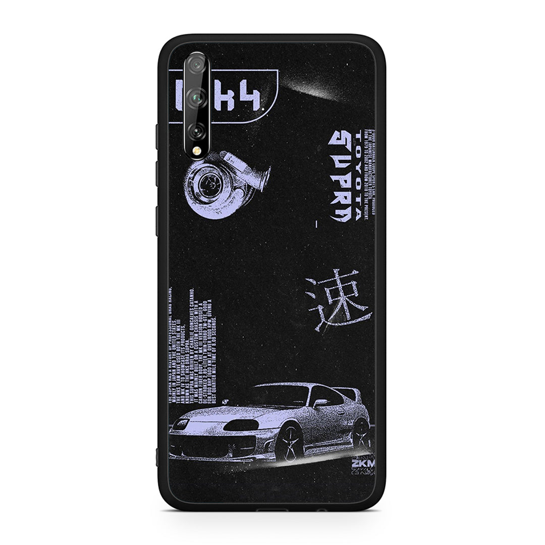 Huawei P Smart S Tokyo Drift Θήκη Αγίου Βαλεντίνου από τη Smartfits με σχέδιο στο πίσω μέρος και μαύρο περίβλημα | Smartphone case with colorful back and black bezels by Smartfits