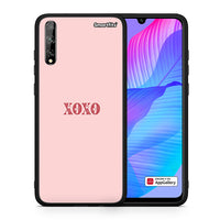 Thumbnail for Θήκη Huawei P Smart S XOXO Love από τη Smartfits με σχέδιο στο πίσω μέρος και μαύρο περίβλημα | Huawei P Smart S XOXO Love case with colorful back and black bezels