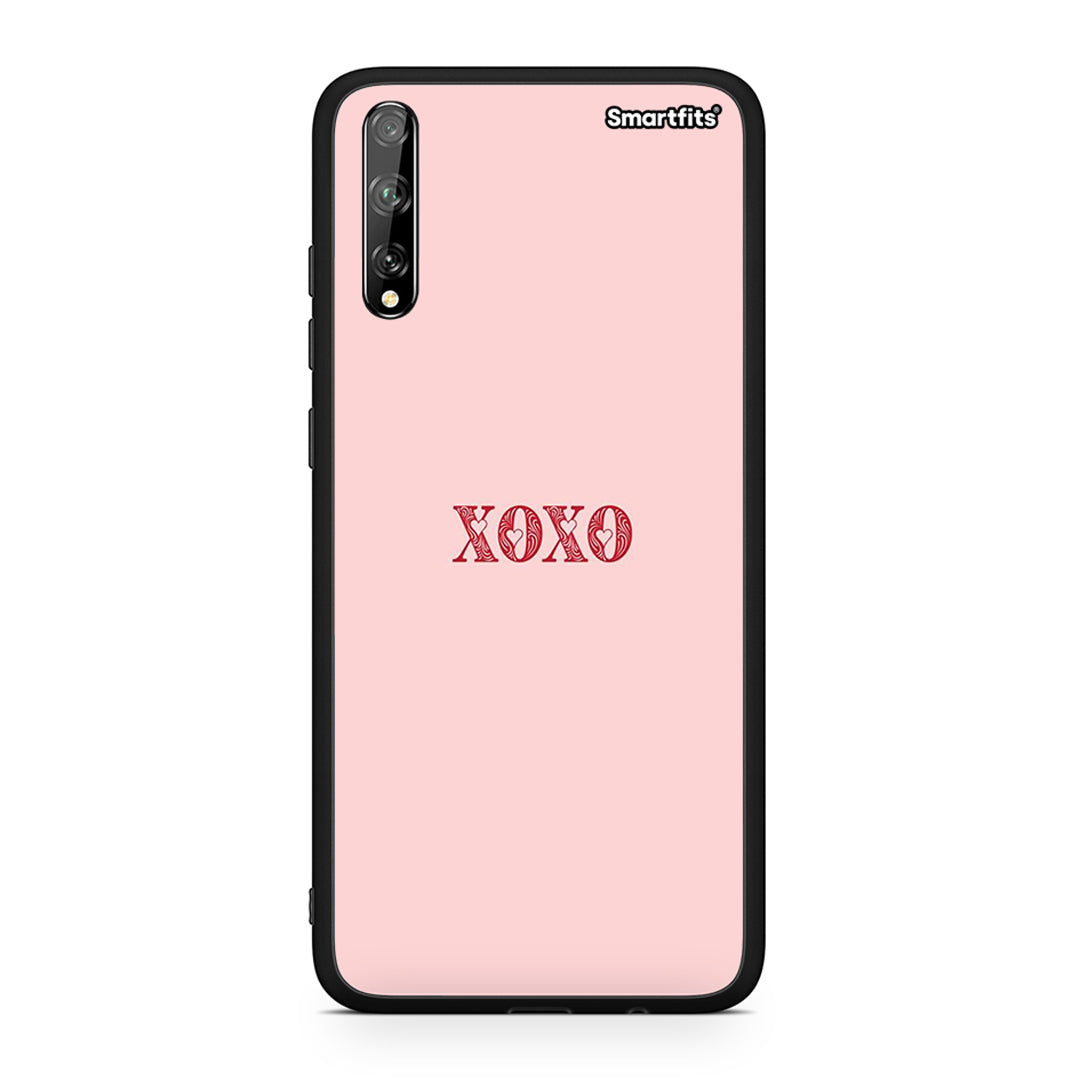 Huawei P Smart S XOXO Love θήκη από τη Smartfits με σχέδιο στο πίσω μέρος και μαύρο περίβλημα | Smartphone case with colorful back and black bezels by Smartfits