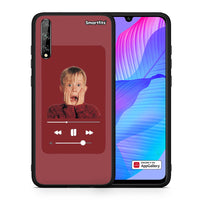 Thumbnail for Θήκη Huawei P Smart S Xmas Alone Music από τη Smartfits με σχέδιο στο πίσω μέρος και μαύρο περίβλημα | Huawei P Smart S Xmas Alone Music case with colorful back and black bezels