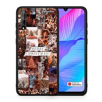 Thumbnail for Θήκη Huawei P Smart S Xmas Collage από τη Smartfits με σχέδιο στο πίσω μέρος και μαύρο περίβλημα | Huawei P Smart S Xmas Collage case with colorful back and black bezels