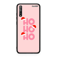 Thumbnail for Huawei P Smart S Xmas Ho Ho Ho θήκη από τη Smartfits με σχέδιο στο πίσω μέρος και μαύρο περίβλημα | Smartphone case with colorful back and black bezels by Smartfits