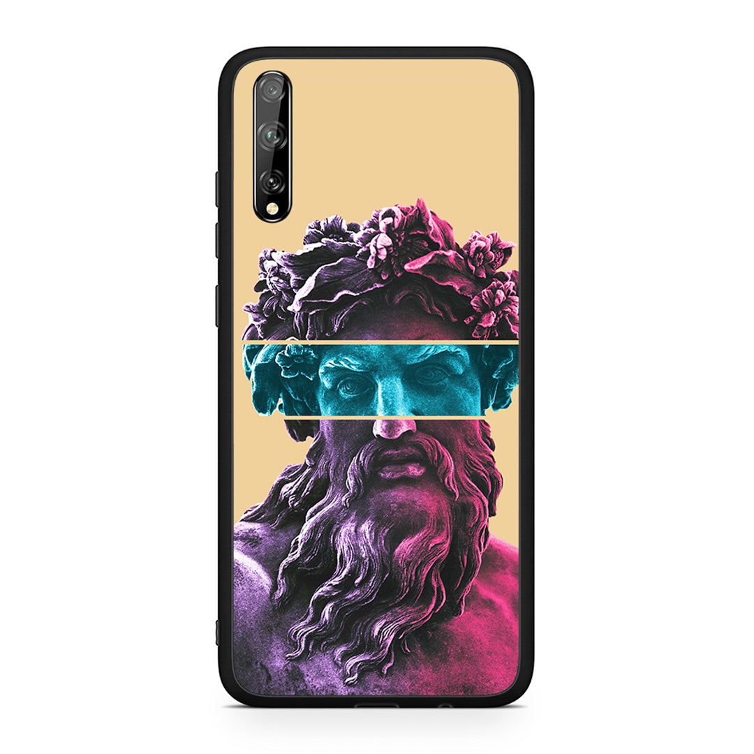 Huawei P Smart S Zeus Art Θήκη Αγίου Βαλεντίνου από τη Smartfits με σχέδιο στο πίσω μέρος και μαύρο περίβλημα | Smartphone case with colorful back and black bezels by Smartfits