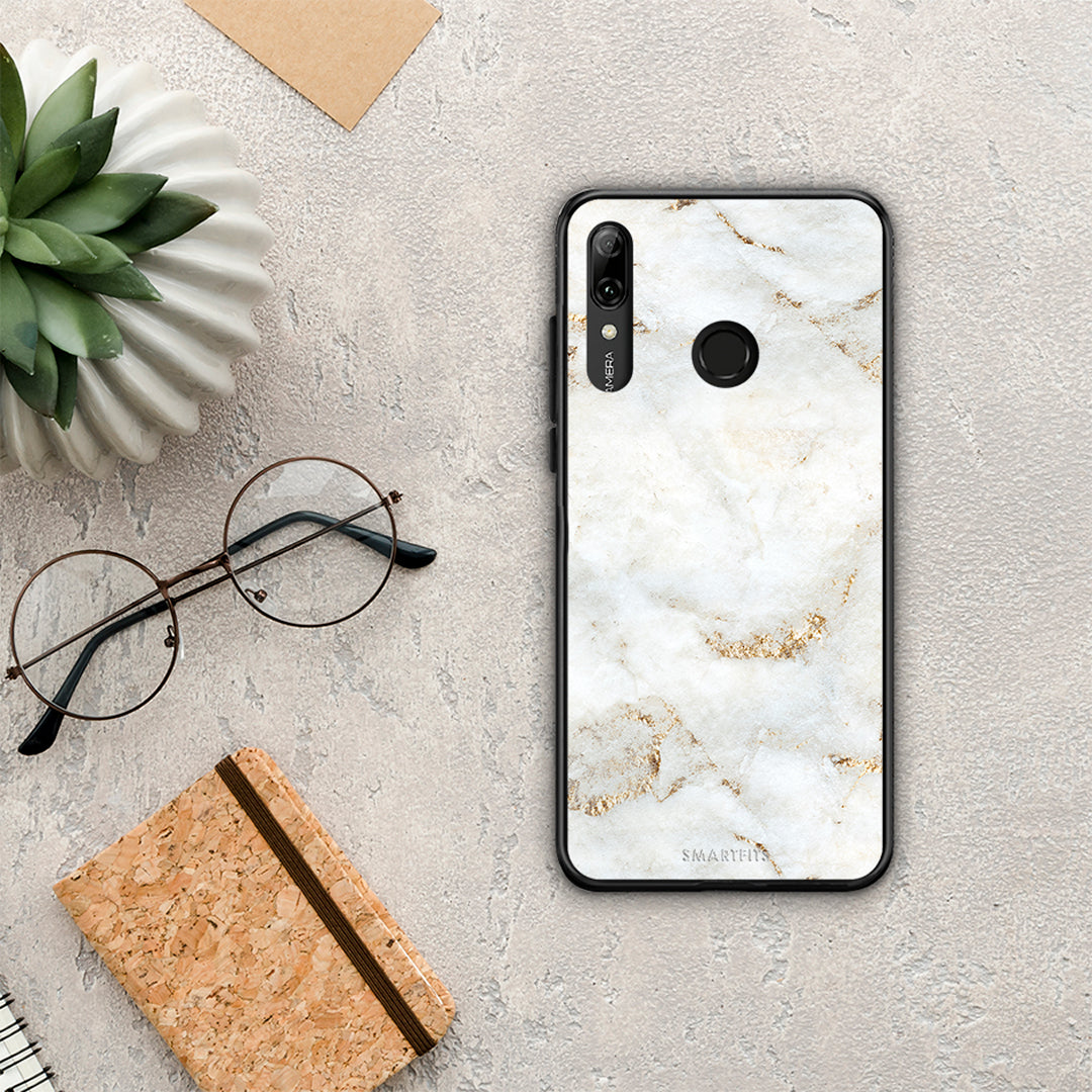 White Gold Marble - Huawei P Smart 2019 case