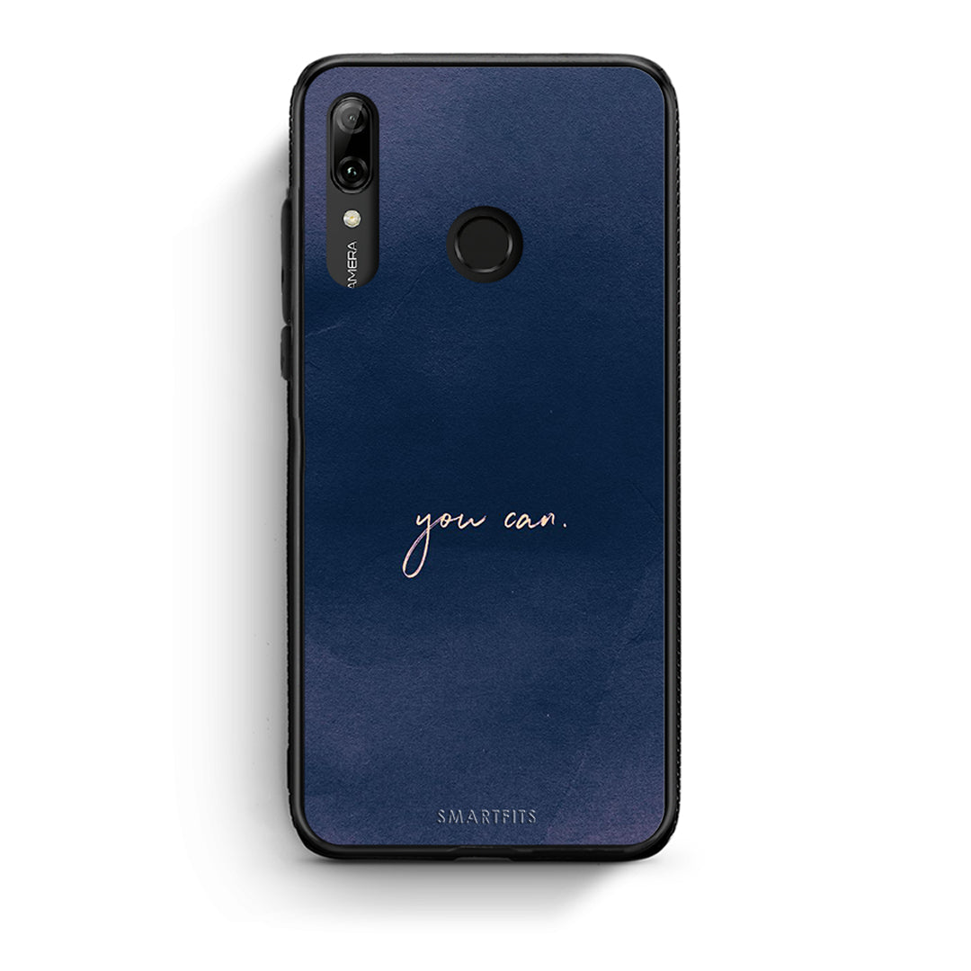 Huawei P Smart 2019 You Can θήκη από τη Smartfits με σχέδιο στο πίσω μέρος και μαύρο περίβλημα | Smartphone case with colorful back and black bezels by Smartfits