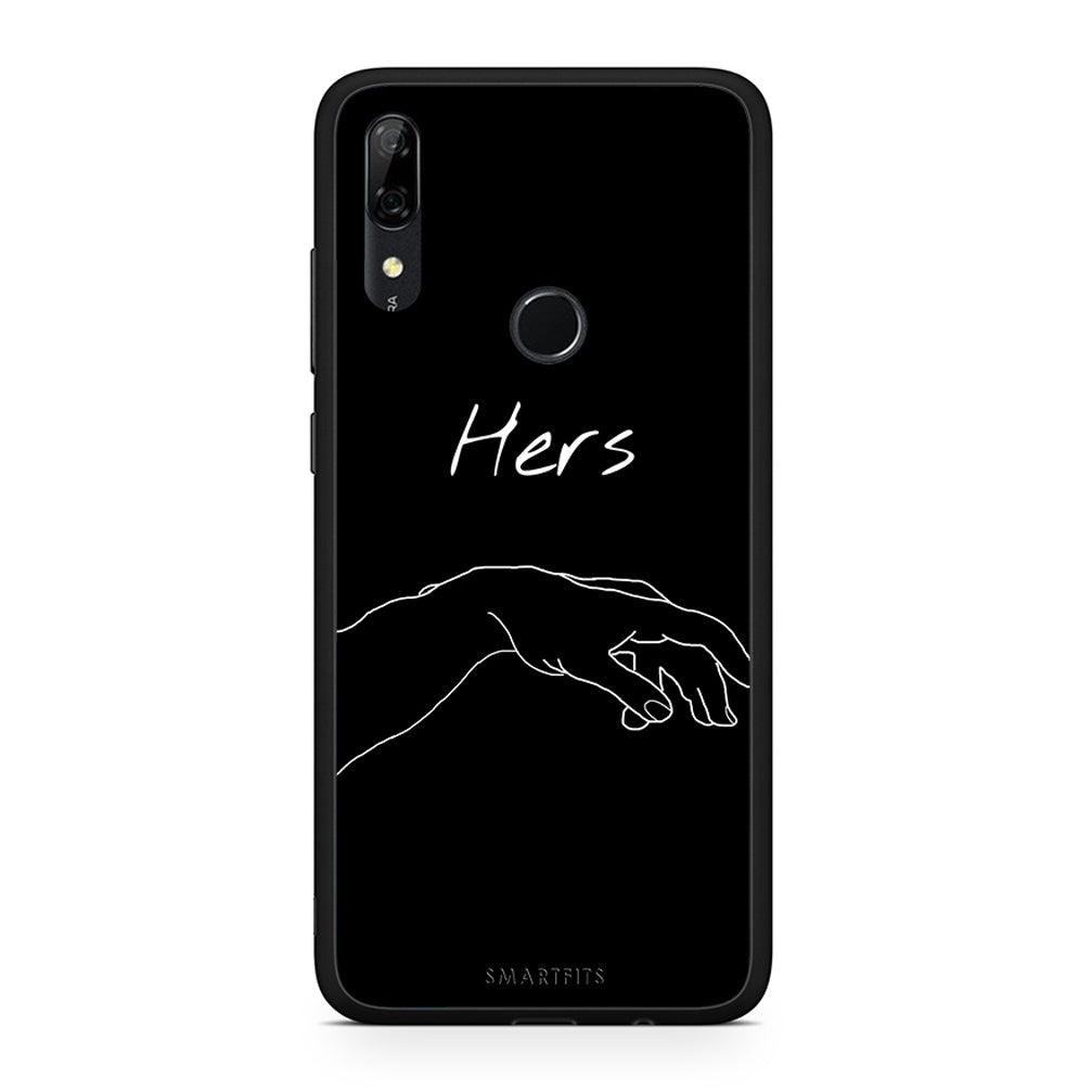 Huawei P Smart Z Aeshetic Love 1 Θήκη Αγίου Βαλεντίνου από τη Smartfits με σχέδιο στο πίσω μέρος και μαύρο περίβλημα | Smartphone case with colorful back and black bezels by Smartfits