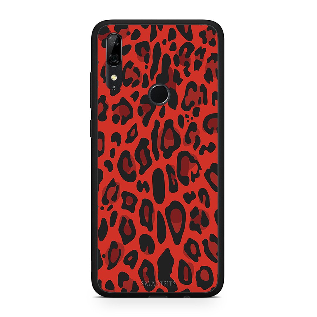 4 - Huawei P Smart Z Red Leopard Animal case, cover, bumper