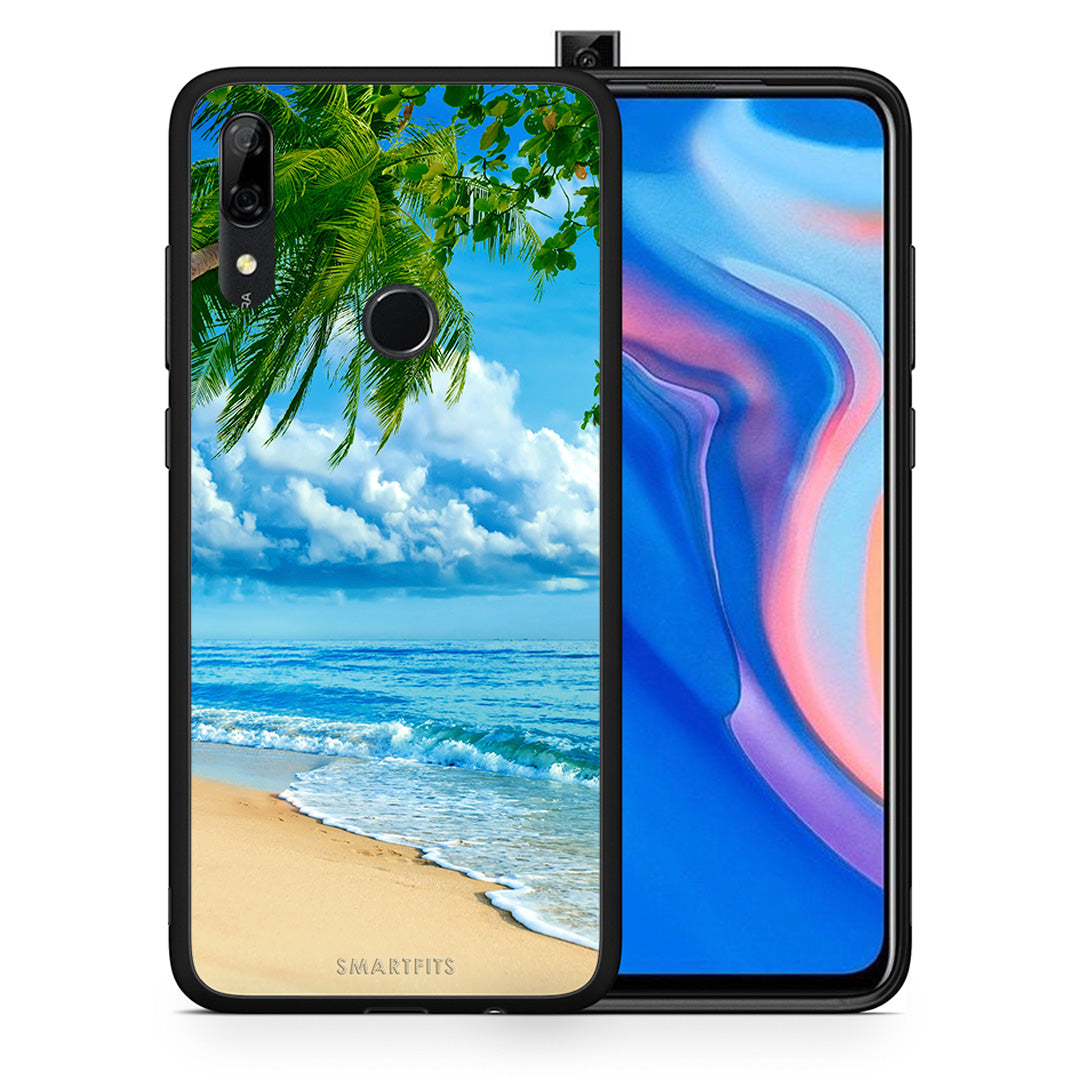Θήκη Huawei P Smart Z Beautiful Beach από τη Smartfits με σχέδιο στο πίσω μέρος και μαύρο περίβλημα | Huawei P Smart Z Beautiful Beach case with colorful back and black bezels