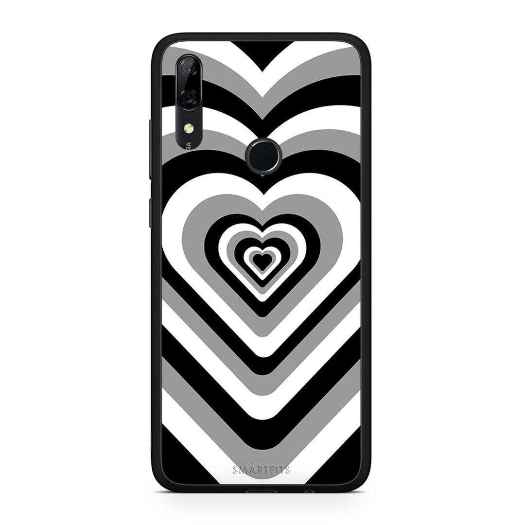 Huawei P Smart Z Black Hearts θήκη από τη Smartfits με σχέδιο στο πίσω μέρος και μαύρο περίβλημα | Smartphone case with colorful back and black bezels by Smartfits