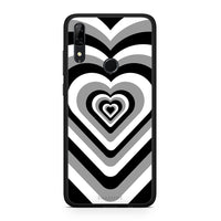 Thumbnail for Huawei P Smart Z Black Hearts θήκη από τη Smartfits με σχέδιο στο πίσω μέρος και μαύρο περίβλημα | Smartphone case with colorful back and black bezels by Smartfits