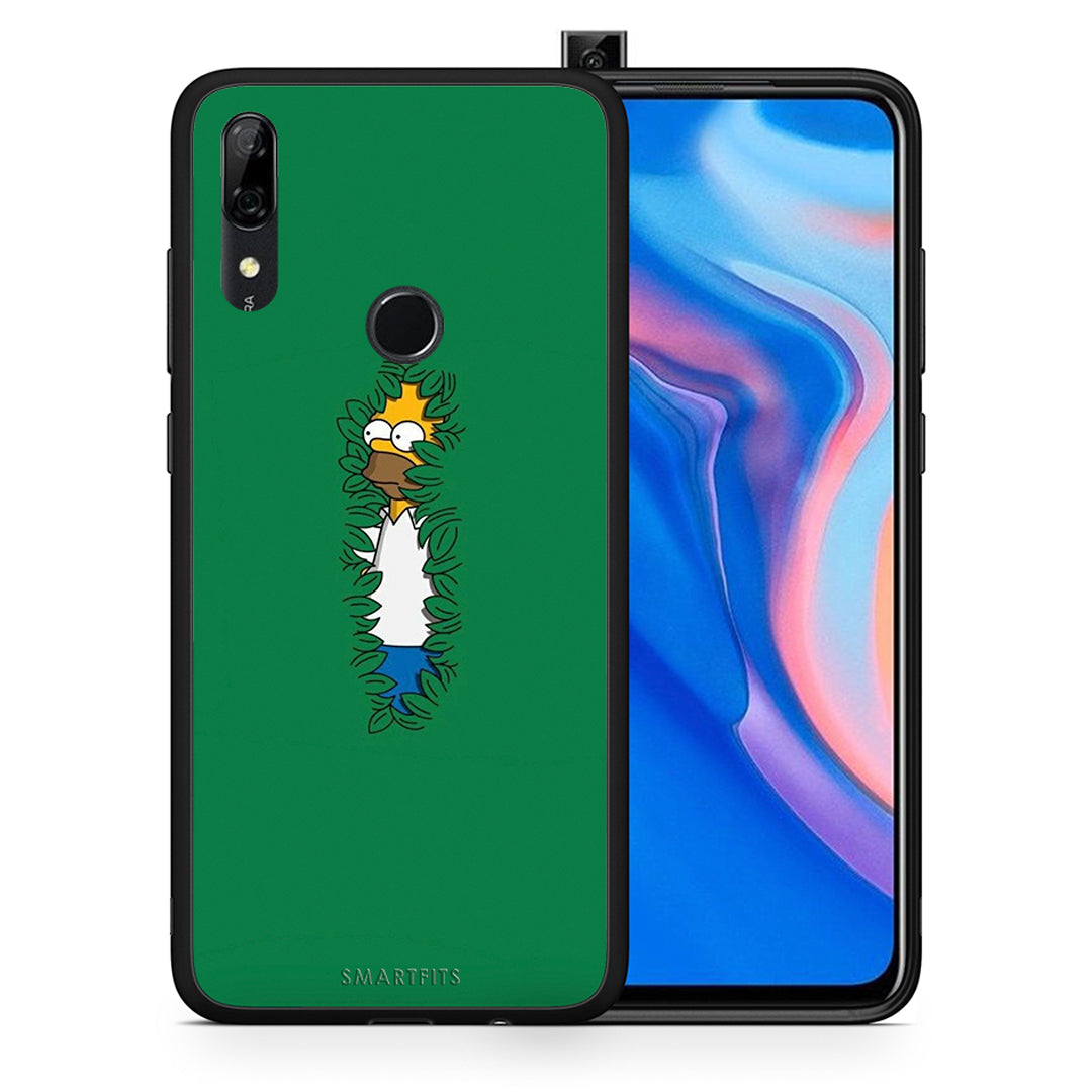 Θήκη Αγίου Βαλεντίνου Huawei P Smart Z Bush Man από τη Smartfits με σχέδιο στο πίσω μέρος και μαύρο περίβλημα | Huawei P Smart Z Bush Man case with colorful back and black bezels