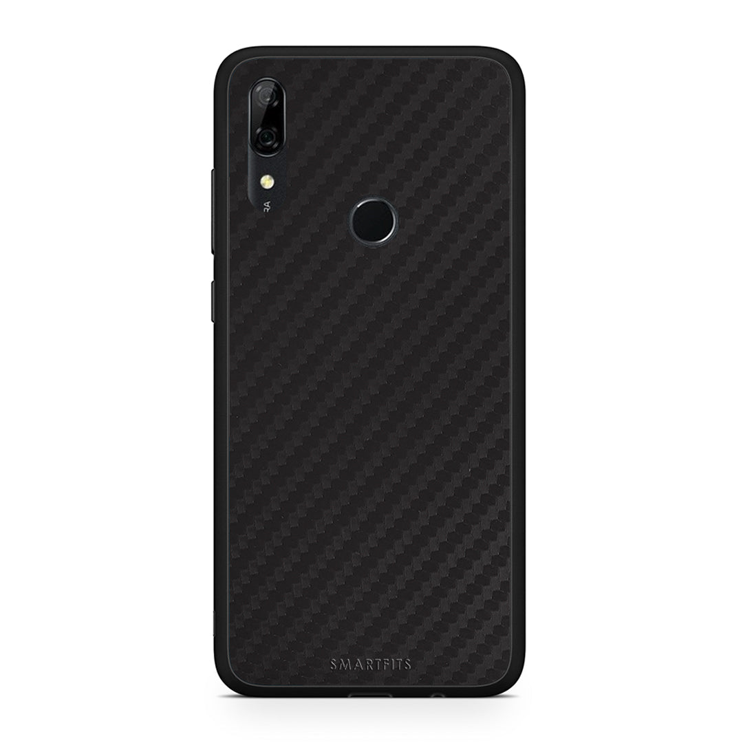 Huawei P Smart Z Carbon Black θήκη από τη Smartfits με σχέδιο στο πίσω μέρος και μαύρο περίβλημα | Smartphone case with colorful back and black bezels by Smartfits