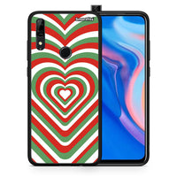 Thumbnail for Θήκη Huawei P Smart Z Christmas Hearts από τη Smartfits με σχέδιο στο πίσω μέρος και μαύρο περίβλημα | Huawei P Smart Z Christmas Hearts case with colorful back and black bezels