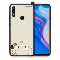 Thumbnail for Θήκη Huawei P Smart Z Dalmatians Love από τη Smartfits με σχέδιο στο πίσω μέρος και μαύρο περίβλημα | Huawei P Smart Z Dalmatians Love case with colorful back and black bezels