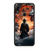 Thumbnail for Huawei P Smart Z Dragons Fight θήκη από τη Smartfits με σχέδιο στο πίσω μέρος και μαύρο περίβλημα | Smartphone case with colorful back and black bezels by Smartfits