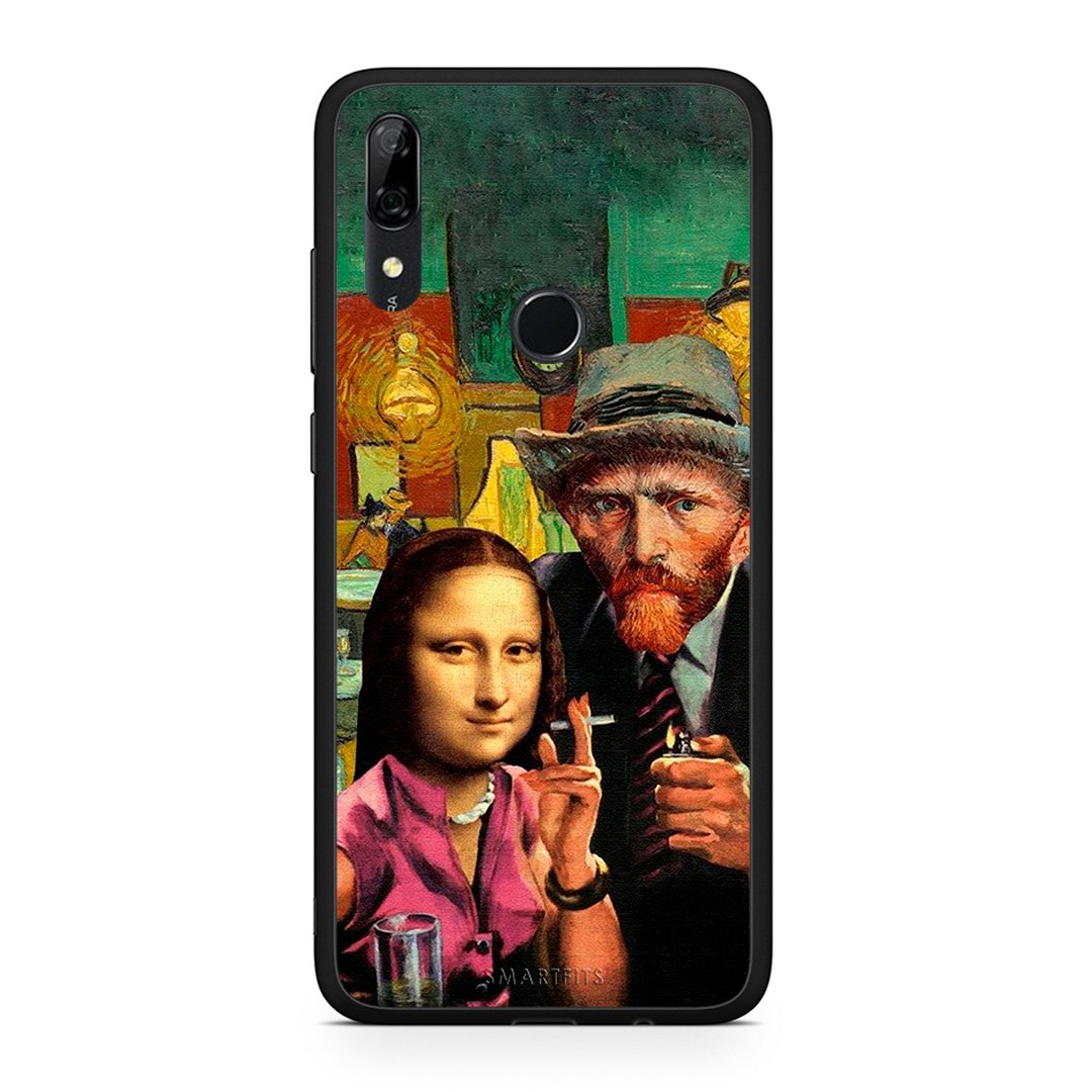 Huawei P Smart Z Funny Art θήκη από τη Smartfits με σχέδιο στο πίσω μέρος και μαύρο περίβλημα | Smartphone case with colorful back and black bezels by Smartfits