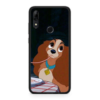 Thumbnail for Huawei P Smart Z Lady And Tramp 2 Θήκη Αγίου Βαλεντίνου από τη Smartfits με σχέδιο στο πίσω μέρος και μαύρο περίβλημα | Smartphone case with colorful back and black bezels by Smartfits