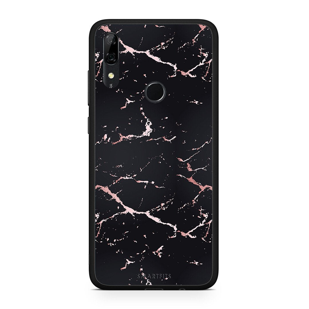 4 - Huawei P Smart Z Black Rosegold Marble case, cover, bumper
