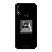 Thumbnail for Huawei P Smart Z Meme Cat θήκη από τη Smartfits με σχέδιο στο πίσω μέρος και μαύρο περίβλημα | Smartphone case with colorful back and black bezels by Smartfits