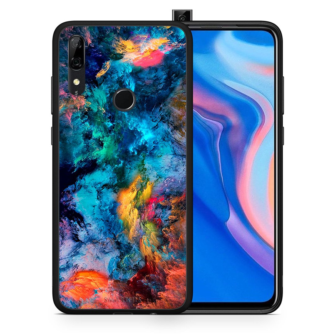 Θήκη Huawei P Smart Z Crayola Paint από τη Smartfits με σχέδιο στο πίσω μέρος και μαύρο περίβλημα | Huawei P Smart Z Crayola Paint case with colorful back and black bezels