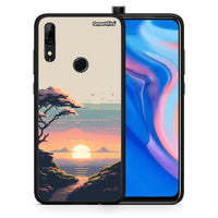 Thumbnail for Θήκη Huawei P Smart Z Pixel Sunset από τη Smartfits με σχέδιο στο πίσω μέρος και μαύρο περίβλημα | Huawei P Smart Z Pixel Sunset case with colorful back and black bezels