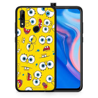 Thumbnail for Θήκη Huawei P Smart Z Sponge PopArt από τη Smartfits με σχέδιο στο πίσω μέρος και μαύρο περίβλημα | Huawei P Smart Z Sponge PopArt case with colorful back and black bezels