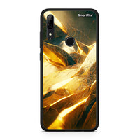 Thumbnail for Huawei P Smart Z Real Gold θήκη από τη Smartfits με σχέδιο στο πίσω μέρος και μαύρο περίβλημα | Smartphone case with colorful back and black bezels by Smartfits