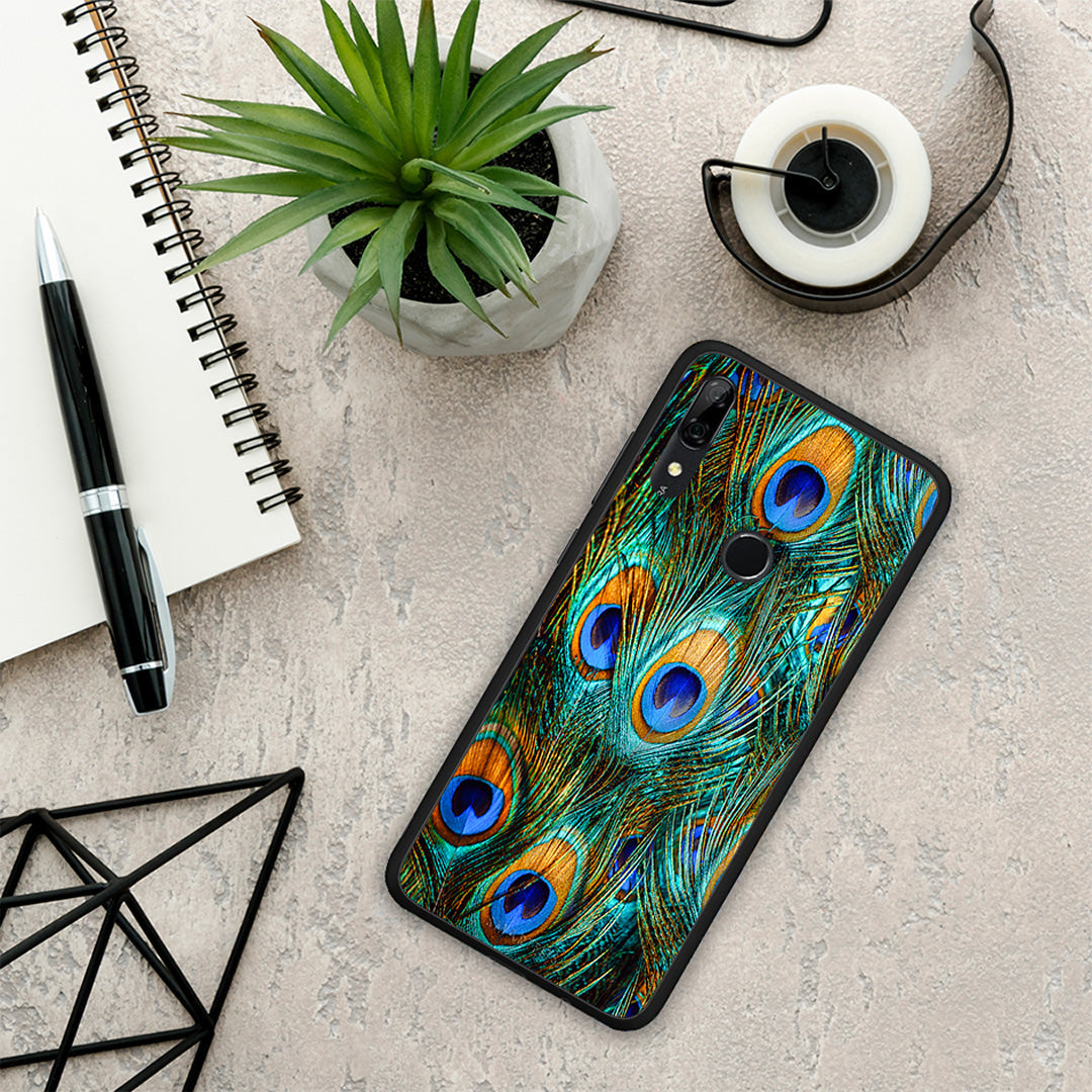 Real Peacock Feathers - Huawei P Smart Z case