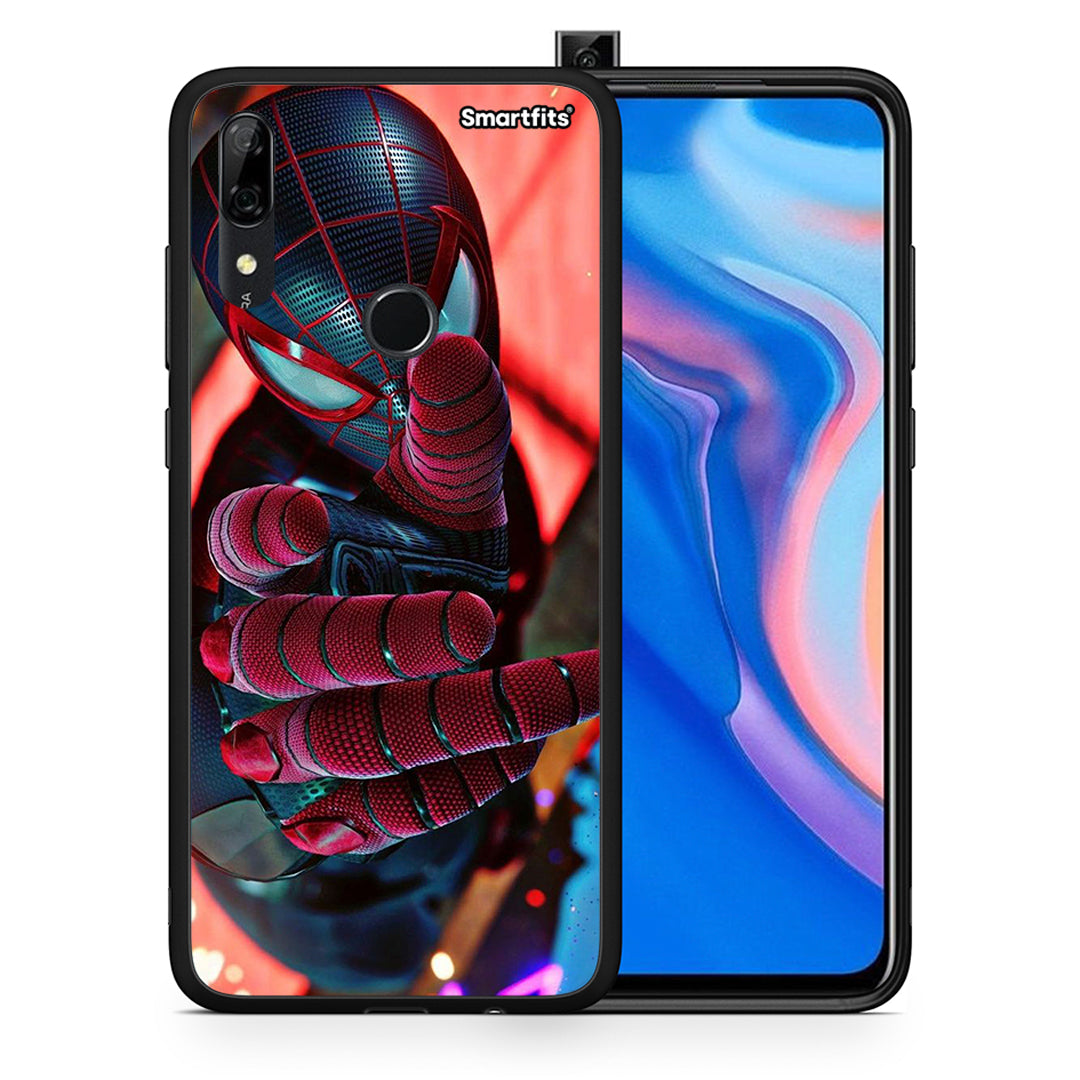 Θήκη Huawei P Smart Z Spider Hand από τη Smartfits με σχέδιο στο πίσω μέρος και μαύρο περίβλημα | Huawei P Smart Z Spider Hand case with colorful back and black bezels