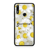 Thumbnail for Huawei P Smart Z Summer Daisies Θήκη από τη Smartfits με σχέδιο στο πίσω μέρος και μαύρο περίβλημα | Smartphone case with colorful back and black bezels by Smartfits