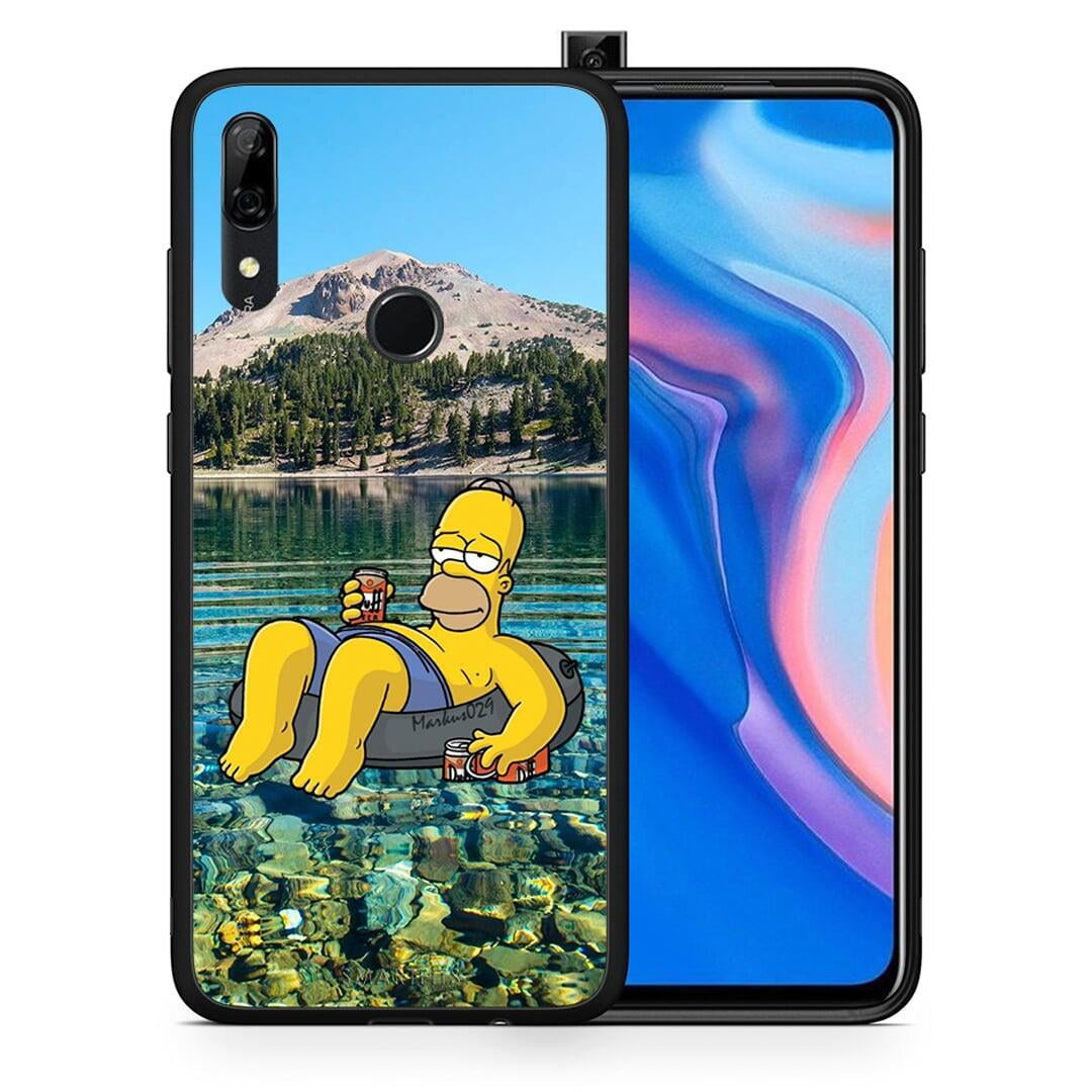 Θήκη Huawei P Smart Z Summer Happiness από τη Smartfits με σχέδιο στο πίσω μέρος και μαύρο περίβλημα | Huawei P Smart Z Summer Happiness case with colorful back and black bezels