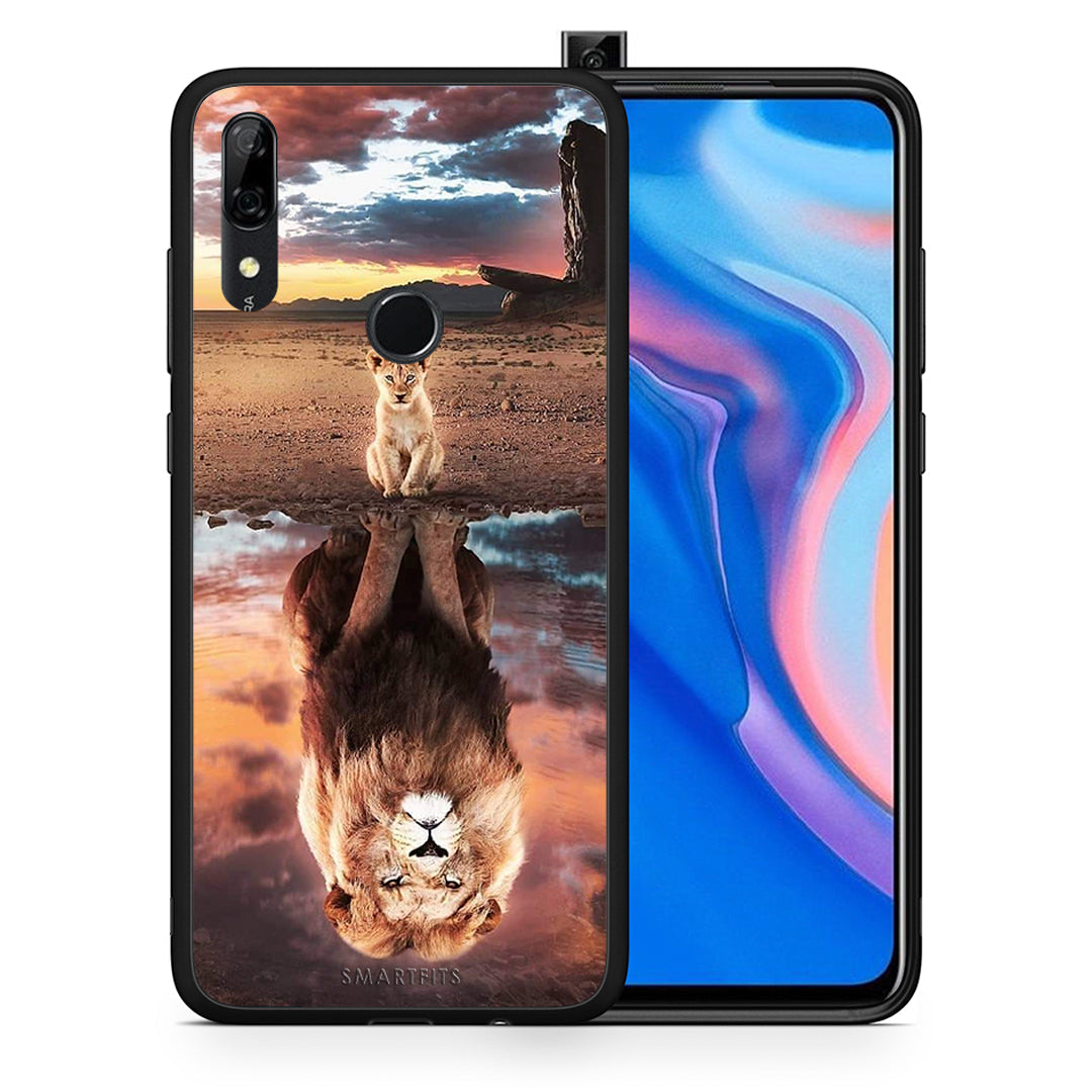 Θήκη Αγίου Βαλεντίνου Huawei P Smart Z Sunset Dreams από τη Smartfits με σχέδιο στο πίσω μέρος και μαύρο περίβλημα | Huawei P Smart Z Sunset Dreams case with colorful back and black bezels