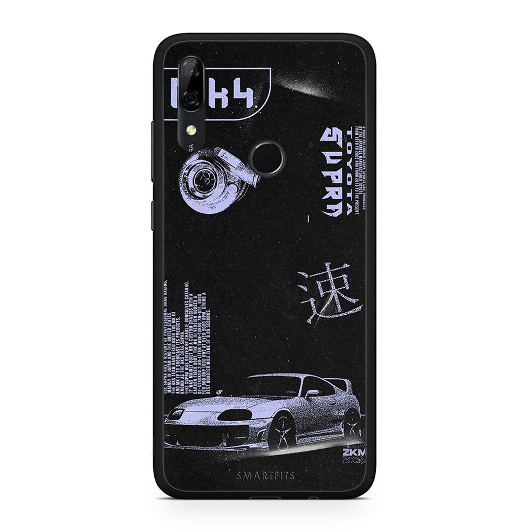 Huawei P Smart Z Tokyo Drift Θήκη Αγίου Βαλεντίνου από τη Smartfits με σχέδιο στο πίσω μέρος και μαύρο περίβλημα | Smartphone case with colorful back and black bezels by Smartfits
