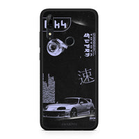 Thumbnail for Huawei P Smart Z Tokyo Drift Θήκη Αγίου Βαλεντίνου από τη Smartfits με σχέδιο στο πίσω μέρος και μαύρο περίβλημα | Smartphone case with colorful back and black bezels by Smartfits