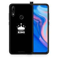 Thumbnail for Θήκη Huawei P Smart Z King Valentine από τη Smartfits με σχέδιο στο πίσω μέρος και μαύρο περίβλημα | Huawei P Smart Z King Valentine case with colorful back and black bezels