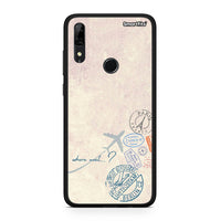 Thumbnail for Huawei P Smart Z Where Next Θήκη από τη Smartfits με σχέδιο στο πίσω μέρος και μαύρο περίβλημα | Smartphone case with colorful back and black bezels by Smartfits