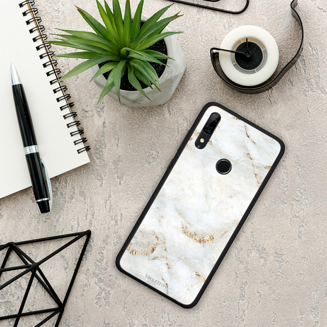 White Gold Marble - Huawei P Smart Z case