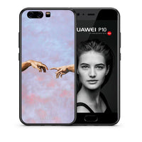 Thumbnail for Θήκη Huawei P10 Lite Adam Hand από τη Smartfits με σχέδιο στο πίσω μέρος και μαύρο περίβλημα | Huawei P10 Lite Adam Hand case with colorful back and black bezels