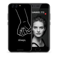 Thumbnail for Θήκη Αγίου Βαλεντίνου Huawei P10 Lite Always & Forever 1 από τη Smartfits με σχέδιο στο πίσω μέρος και μαύρο περίβλημα | Huawei P10 Lite Always & Forever 1 case with colorful back and black bezels