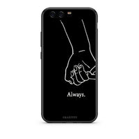 Thumbnail for Huawei P10 Lite Always & Forever 1 Θήκη Αγίου Βαλεντίνου από τη Smartfits με σχέδιο στο πίσω μέρος και μαύρο περίβλημα | Smartphone case with colorful back and black bezels by Smartfits