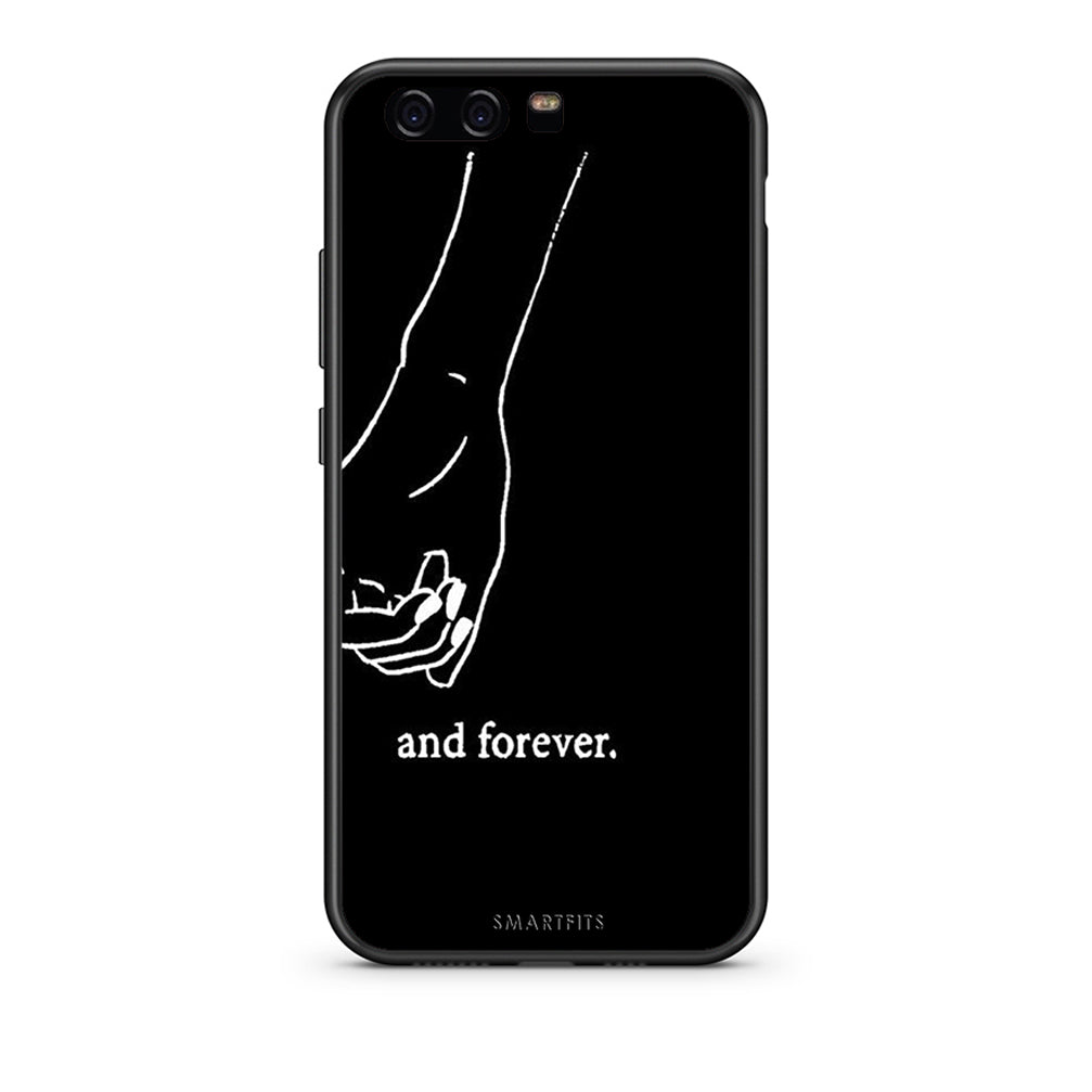 Huawei P10 Lite Always & Forever 2 Θήκη Αγίου Βαλεντίνου από τη Smartfits με σχέδιο στο πίσω μέρος και μαύρο περίβλημα | Smartphone case with colorful back and black bezels by Smartfits