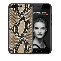 Thumbnail for Θήκη Huawei P10 Fashion Snake Animal από τη Smartfits με σχέδιο στο πίσω μέρος και μαύρο περίβλημα | Huawei P10 Fashion Snake Animal case with colorful back and black bezels