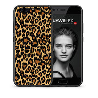 Thumbnail for Θήκη Huawei P10 Leopard Animal από τη Smartfits με σχέδιο στο πίσω μέρος και μαύρο περίβλημα | Huawei P10 Leopard Animal case with colorful back and black bezels