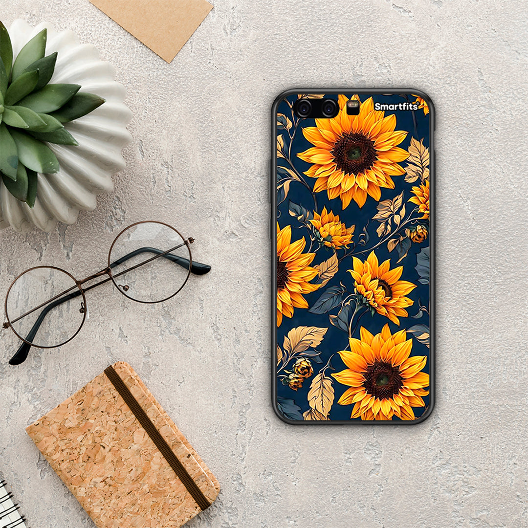 Autumn Sunflowers - Huawei P10 Lite θήκη