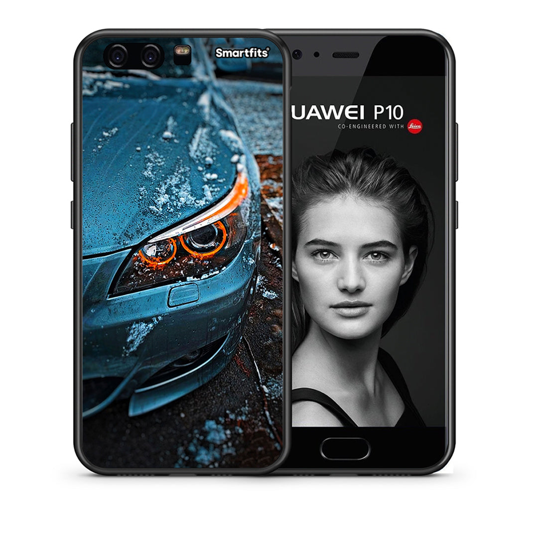 Θήκη Huawei P10 Lite Bmw E60 από τη Smartfits με σχέδιο στο πίσω μέρος και μαύρο περίβλημα | Huawei P10 Lite Bmw E60 case with colorful back and black bezels