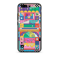 Thumbnail for Huawei P10 Lite Bubbles Soap θήκη από τη Smartfits με σχέδιο στο πίσω μέρος και μαύρο περίβλημα | Smartphone case with colorful back and black bezels by Smartfits